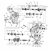 GETRIEBEGEHÄUSE ASSEMBLY WIDETRAK LX 0962064 and EUROPEAN WIDETRAK LX E962064 (4931643164B007)