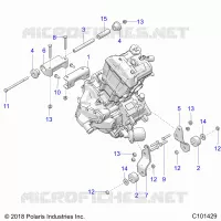MOTOR, MOUNTING & LONG BLOCK