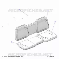 SITZ ASM. REAR