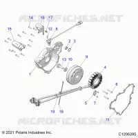 ENGINE, STATOR AND FLYRAD