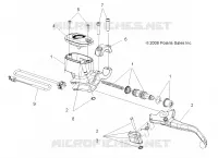 VORDERBREMSE BREMSE LEVER AND MASTER CYLINDER