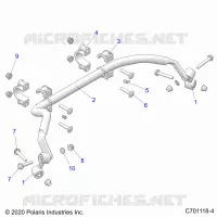 SUSPENSION, REAR STABILISATORSTANGE