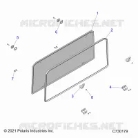 KAROSSERIE HINTEN WINDSHIELD