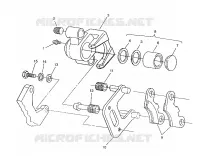 FRONT BREMSE 6x6 400L, SWEDISH S948740 and  NORWEGIAN N948740 (4926812681018A)