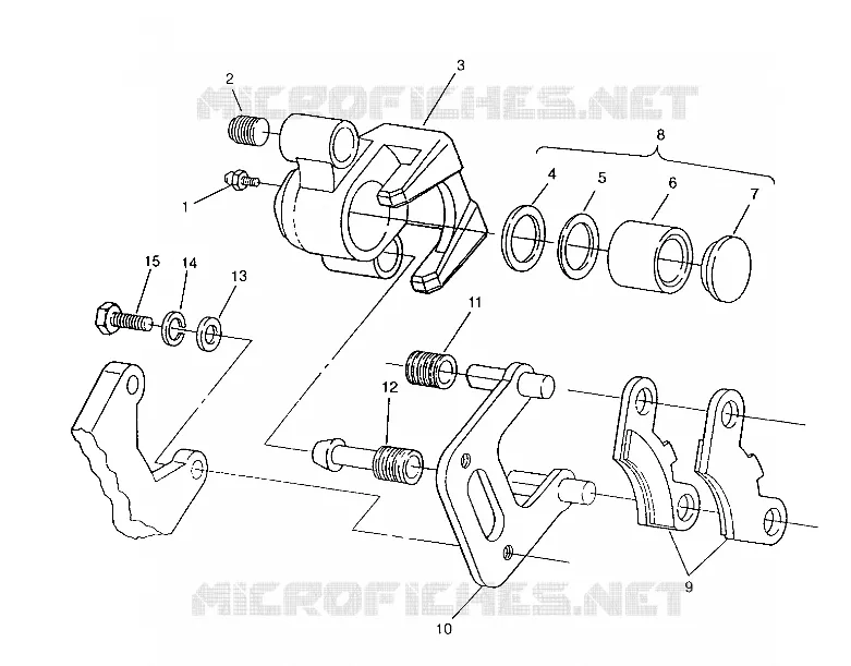 FRONT BREMSE 6x6 400L, SWEDISH S948740 and  NORWEGIAN N948740 (4926812681018A)