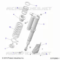 SUSPENSION, REAR SHOCK MOUNTING, ULTIMATE