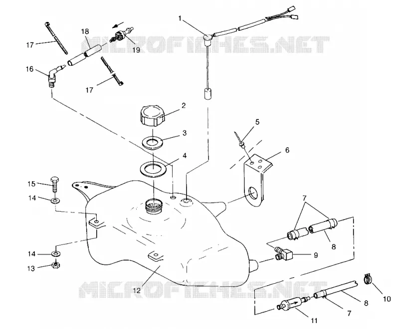 ÖLTANK SL 650 B954058 (4930483048A012)