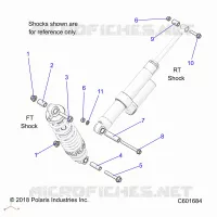 SUSPENSION, SHOCK MOUNTING, REAR SUSP.
