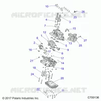 ENGINE, CRANKCASE AND KURBELWELLE