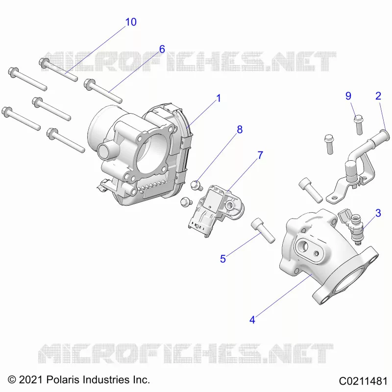 ENGINE, DROSSELKLAPPENGEHÃ„USE AND FUEL RAIL