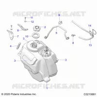KRAFTSTOFFSYSTEM, FUEL TANK ASM.