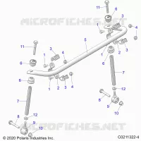 SUSPENSION, STABILISATORSTANGE