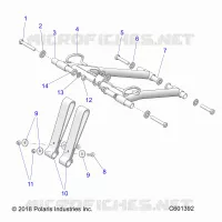 SUSPENSION, FRONT DREHMOMENTARM