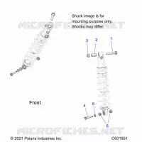 SUSPENSION, IFS SCHOCKS MNTG.