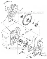 WASSERPUMPE 600 XCR 0975677, 600 XCR SE H975677 and EUROPEAN 600 XCR SE E975 (4937963796D003)