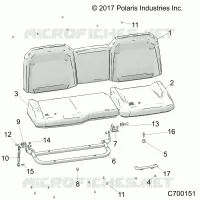 SITZ ASM. REAR