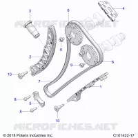CAM CHAIN AND SPROCKET
