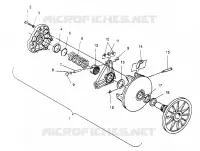 Antriebskupplung ASSEMBLY  500 EFI 0952774, EFI SKS 0952574,   EFI SKS PT 09529 (4929052905C003)