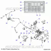ELEKTRIC, MAIN WIRE HARNESS