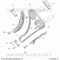 CAM CHAIN AND SPROCKET