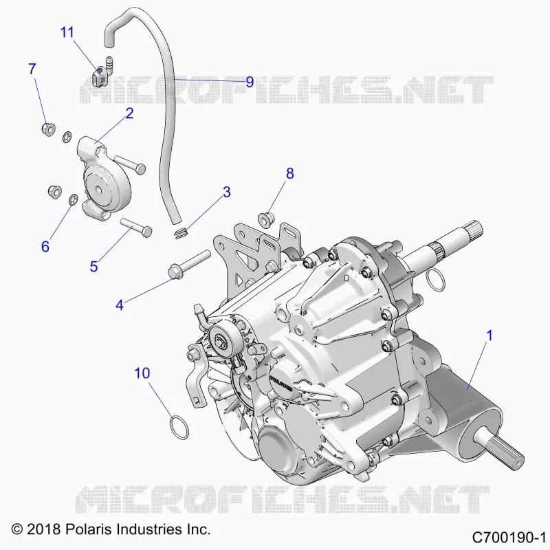 ANTRIEB, MAIN GEARCASE MOUNTING