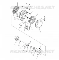 RÜCKZUG ANLASSER ASSEMBLY 250 6x6 / W928727 (4922842284049A)