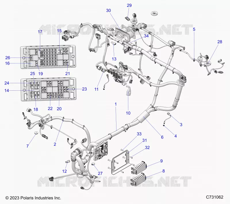 ELEKTRIC, WIRE HARNESS, CHASSIS