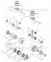 KOLBEN   KURBELWELLE WIDETRAK LX 0952064 AND  EUROPEAN WIDETRAK LX E952064 (4928942894C010)