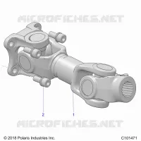ANTRIEB, PROP SHAFT, REAR