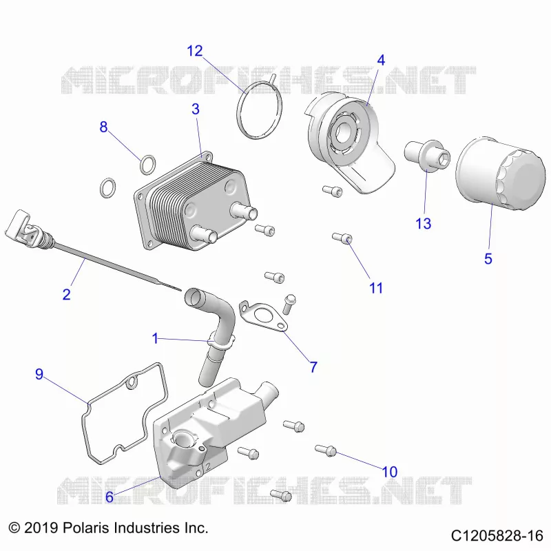 ENGINE, DIPSTICK & OIL FILTER