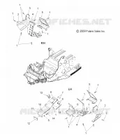 CHASSIS, FUßSTÜTZES AND CLUTCH GUARD
