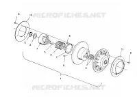 angetriebene Kupplungs ASSEMBLY 440 XCR / 0931760 (4923022302024A)