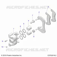 BRAKES, BREMSZANGE HINTEN