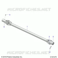 ANTRIEB, PROP SHAFT, FRONT