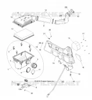 MOTOR, LUFTEINLASS SYSTEM