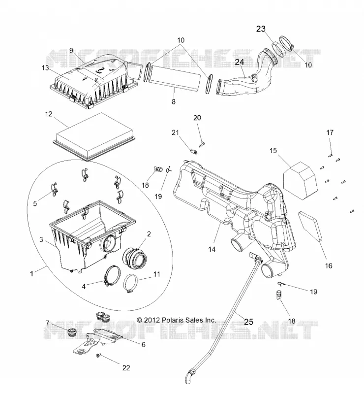 MOTOR, LUFTEINLASS SYSTEM