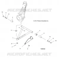 SUSPENSION, A-ARM and STREBE MOUNTING