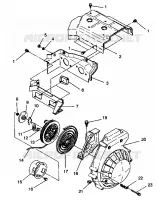 Gebläsegehäuse   RÜCKSTOSS ASSEMBLY LITE 0943433,STARLITE 0943427 and  LITE DE (4924992499045A)