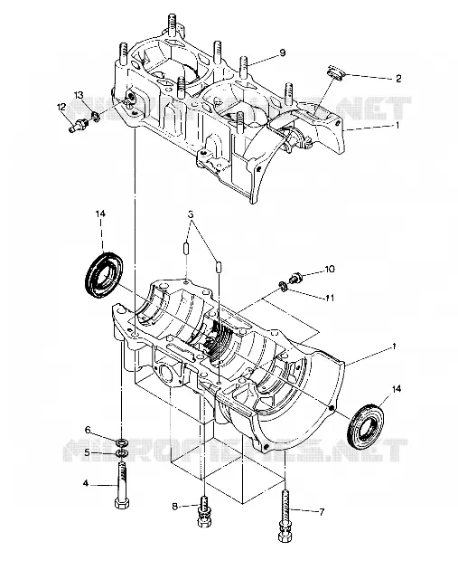 CRANKCASE  400 (4916781678023A)