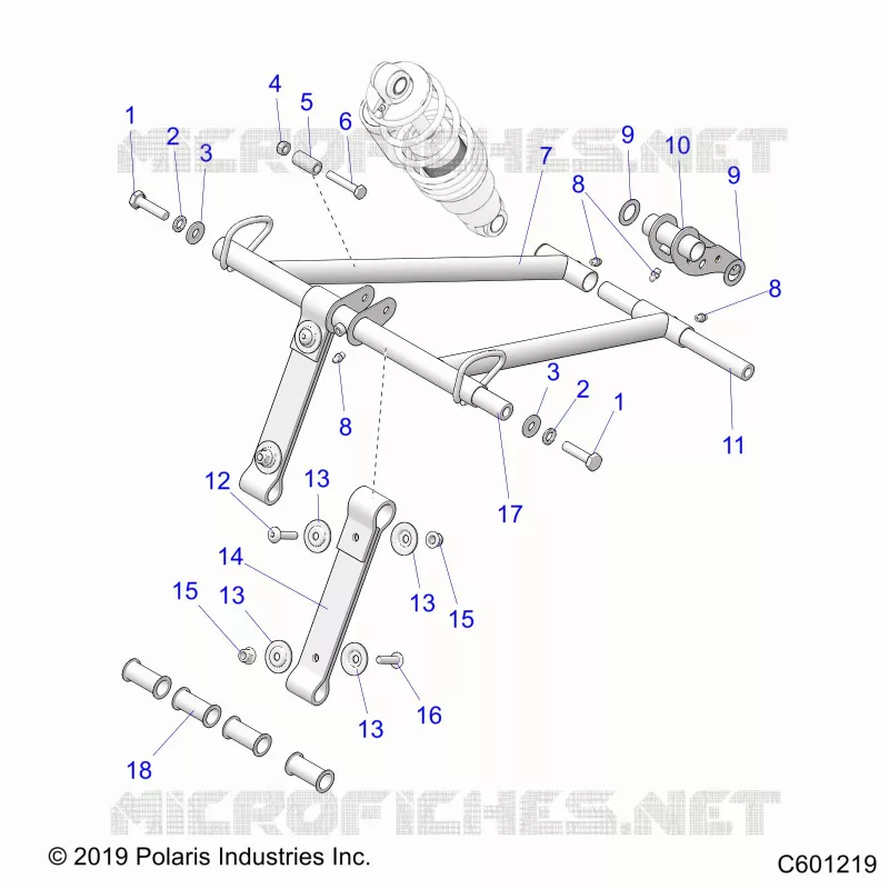 SUSPENSION, FRONT DREHMOMENTARM