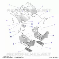 KAROSSERIE HINTEN CAB AND FOOTWELL