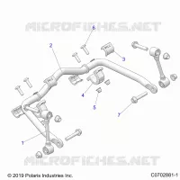 SUSPENSION, FRONT STABILISATORSTANGE