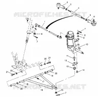 Querlenker Vorderachse   Lenkung ZUGANKERN Trail Blazer W947221 (4926832683B005)