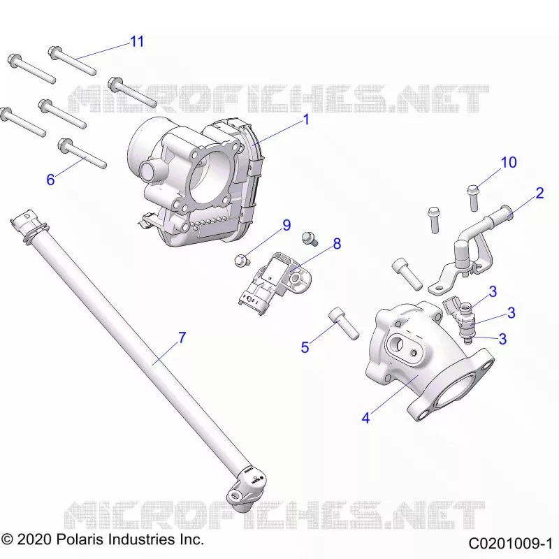 ENGINE, DROSSELKLAPPENGEHÃ„USE AND FUEL RAIL