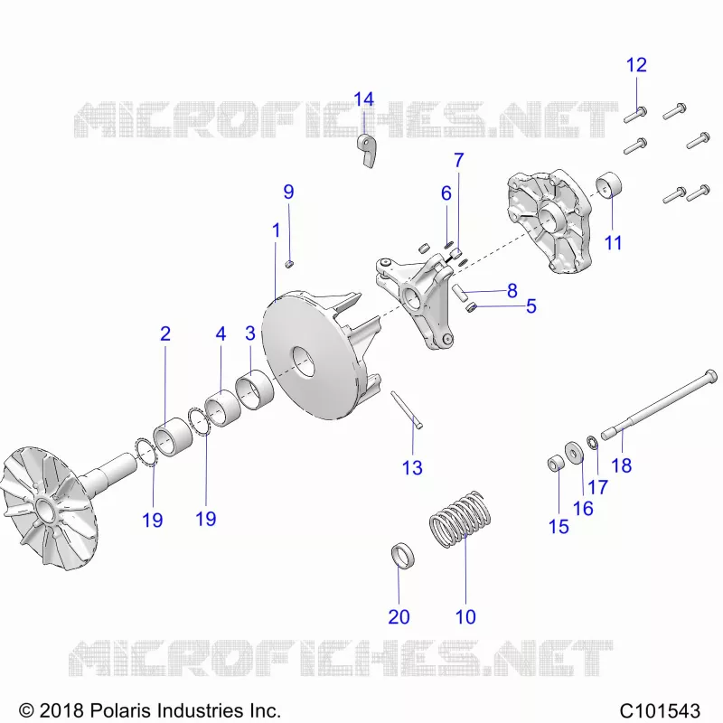 ANTRIEB, PRIMARY CLUTCH