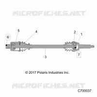 ANTRIEB, REAR HALF SHAFT