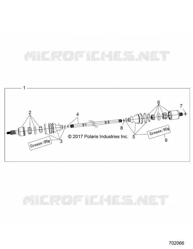 ANTRIEB, HALF SHAFT, REAR