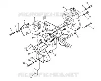 GETRIEBEGEHÄUSE   BREMSE MOUNTING  2X4 300 W957530 (4930053005B014)