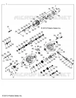 ANTRIEB, MAIN GETRIEBEGEHÄUSE INTERNALS