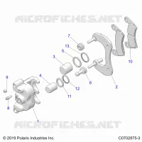 BRAKES, BREMSZANGE HINTEN